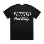 Load image into Gallery viewer, PAID DAILY Heavy Black Tee
